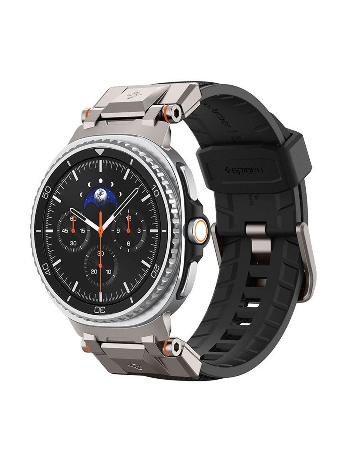 Spigen Durapro Armor - Black - Samsung Galaxy Watch 8 46mm/44mm/40mm - Smartwatch Accessories - Amp10118
