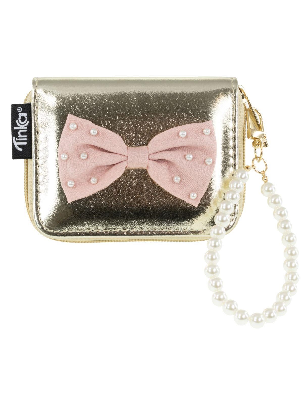 Tinka Purse Gold W/bow Wallet - Schul Zubehoer - 8-801736a