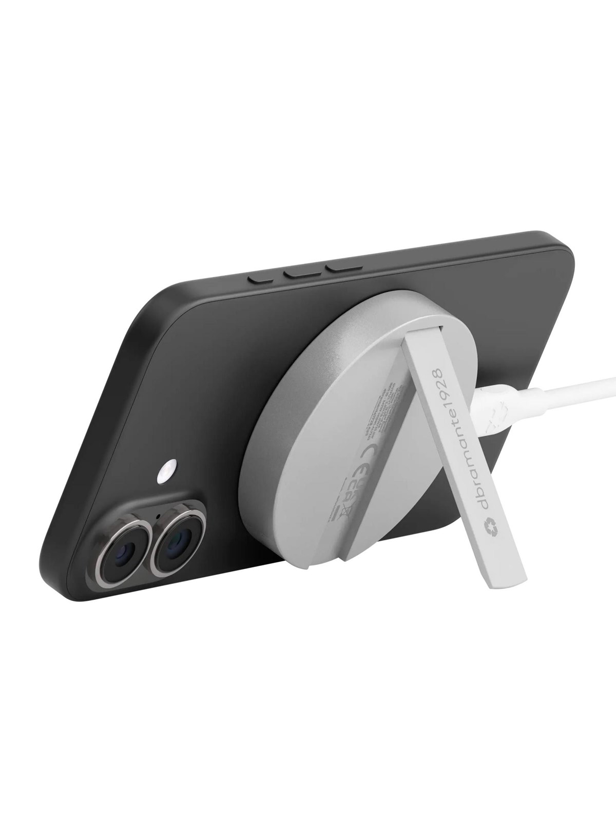 Dbramante1928 Qi2.2 Wireless Magnetic Charger w/ Stand - 25w - Handys Adapter Und Ladegeraete - Ch15wlal7263