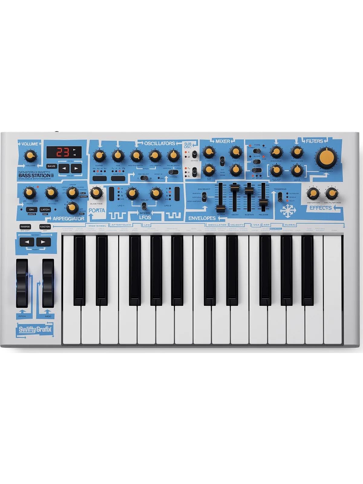 Novation Bass Station - 25-keys Bass Synth - Swifty Edition - Musikinstrumente DJ Ausstattung - Rno Bass-station-swifty