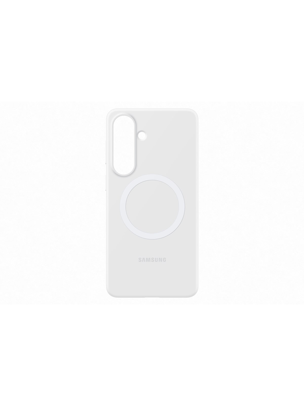 Samsung Galaxy S26+ Silicone Magnet Case - White - Handys Cover Cases - Ef-es947cwegww