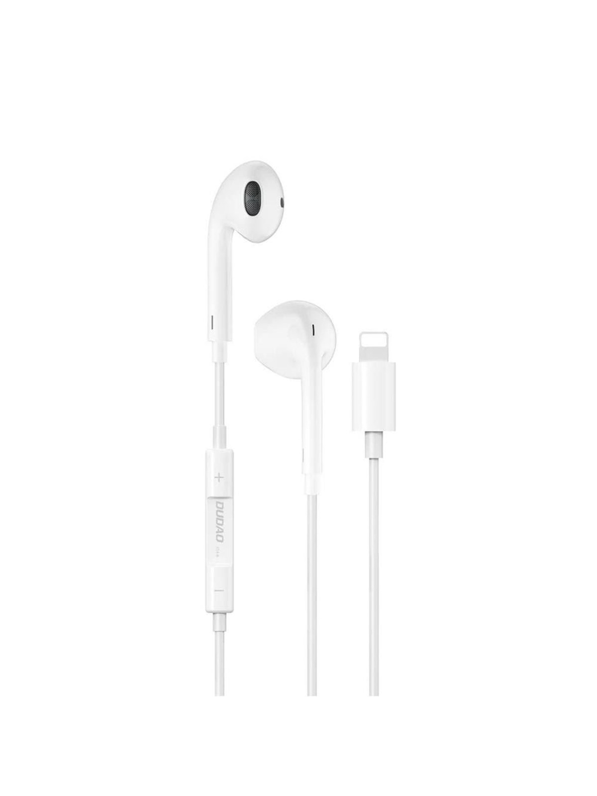Kopfhörer - Dudao X14+ Wired Earbuds With 1.2m Lightning Connector - White - Kopfhoerer/headsets - 6973687247508