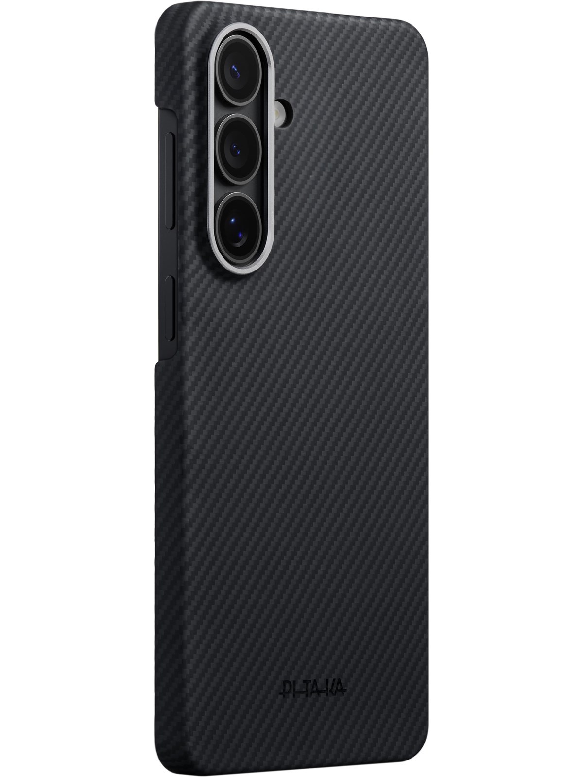Pitaka Edge Case - Black/grey Twill - Samsung Galaxy S26 - Handys Cover Cases - Ks2601