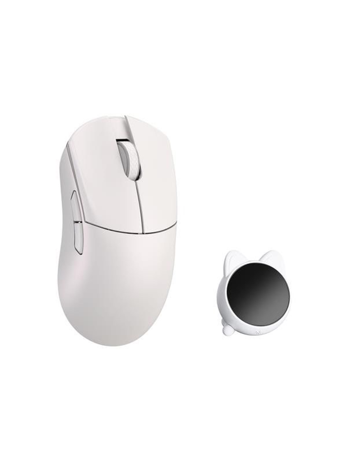 Wlmouse Huan Stainless Magnesium Alloy / Wireless 8K - Gaming Maus (Weiß) - Huan-white-o