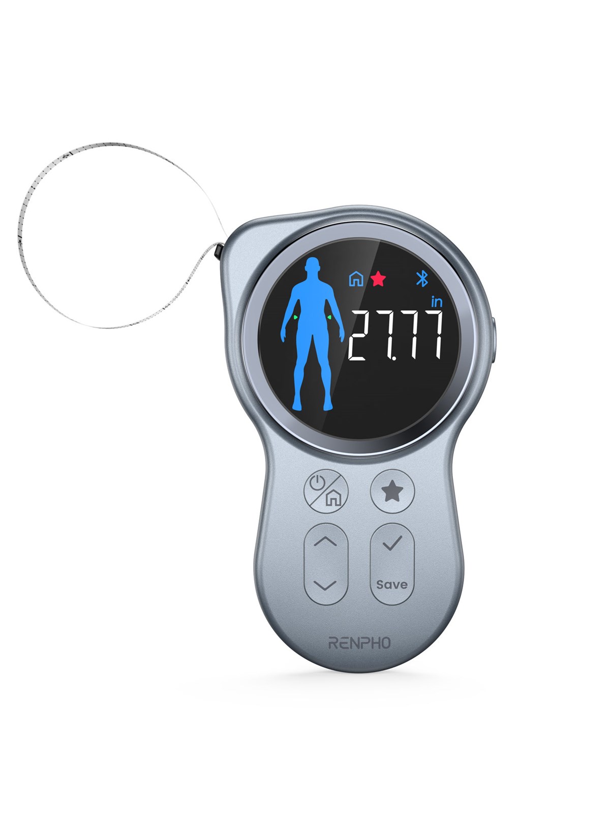Renpho Smart Tape Measure - Sport Fitness - Peu-r-y002-bk