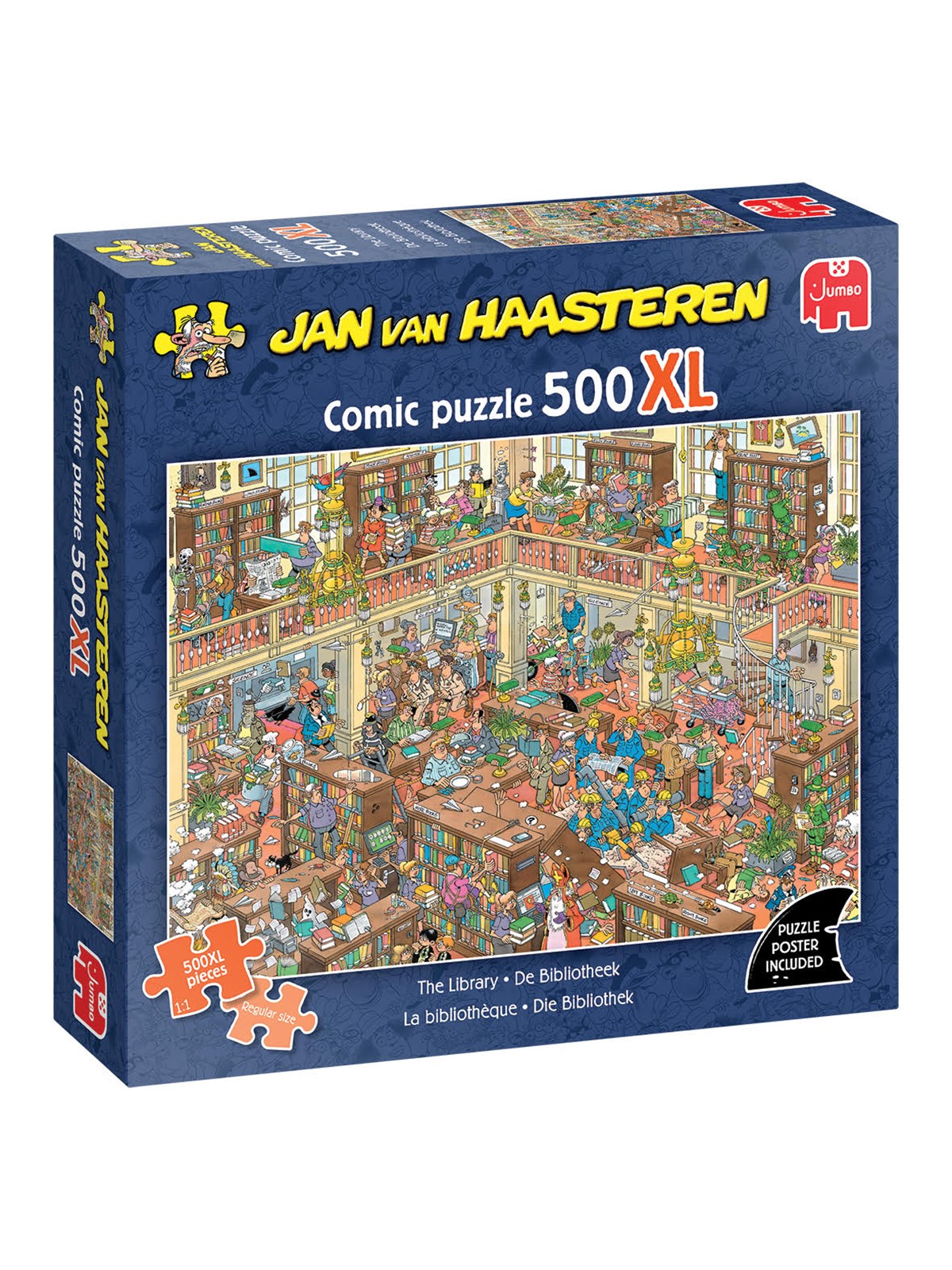 Jan Van Haasteren The Library (500xl) - Puzzle - 707-1110100811