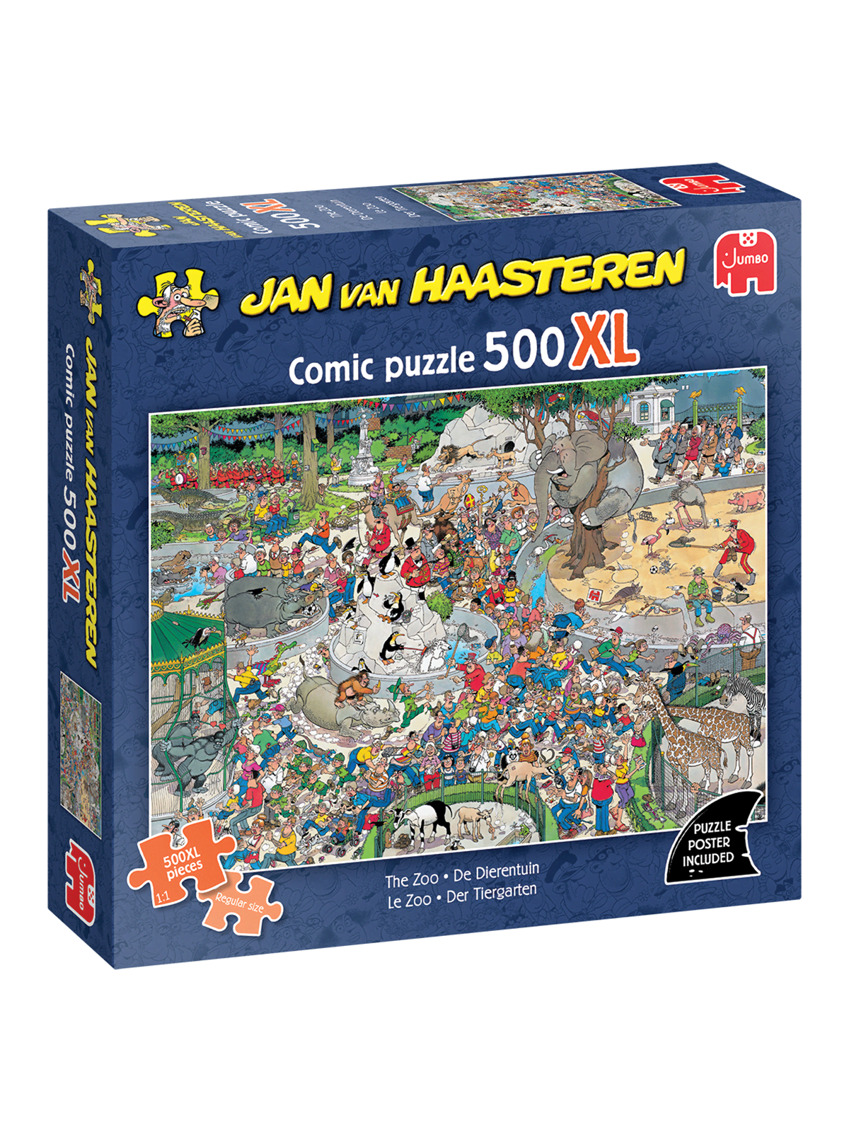 Jan Van Haasteren The Zoo (500xl) - Puzzle - 707-1110100919