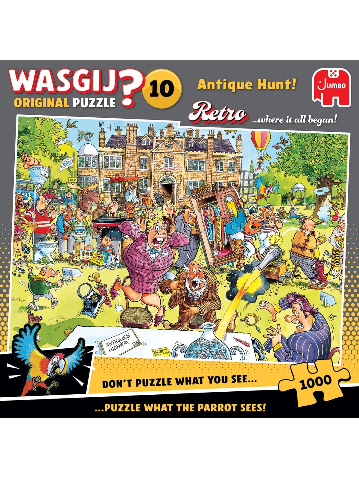 Wasgij Original 10 Antique Hunt! (1000) - Puzzle - 707-1110100800