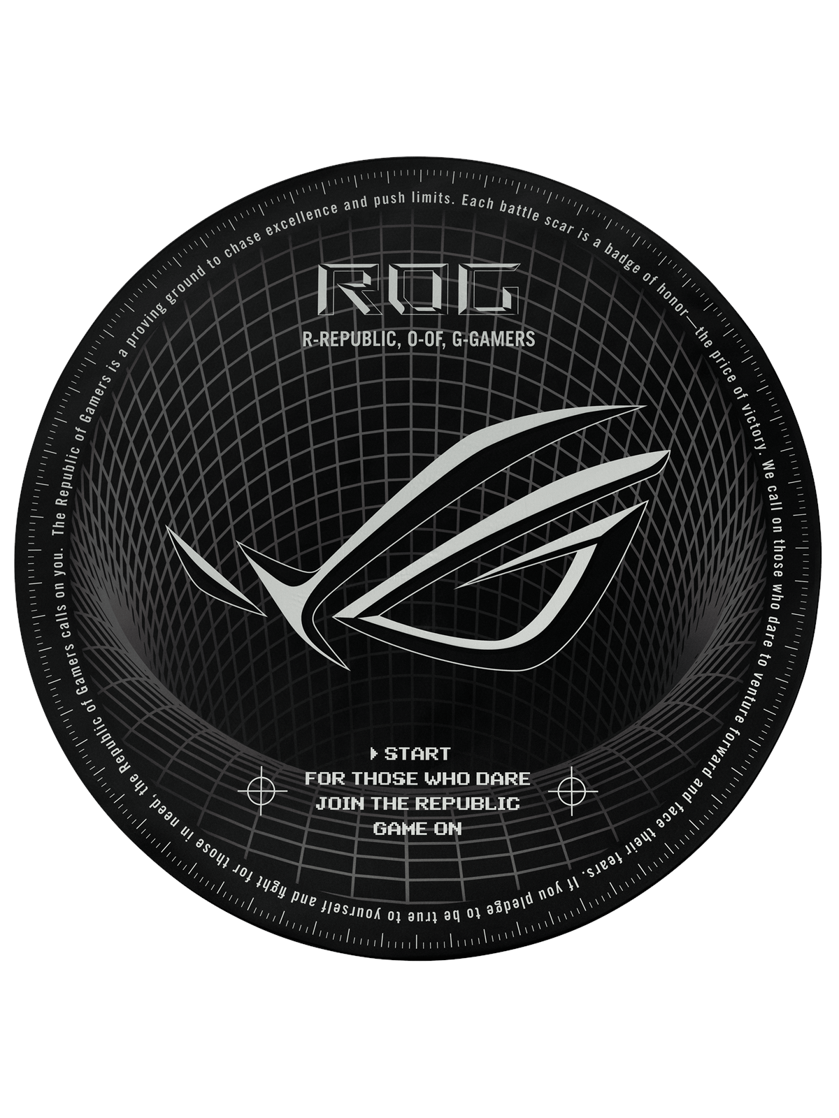 Asus Rog Cosmic Mat II - Schwarz - Gaming Stuehle - 90gc0220-bgw000