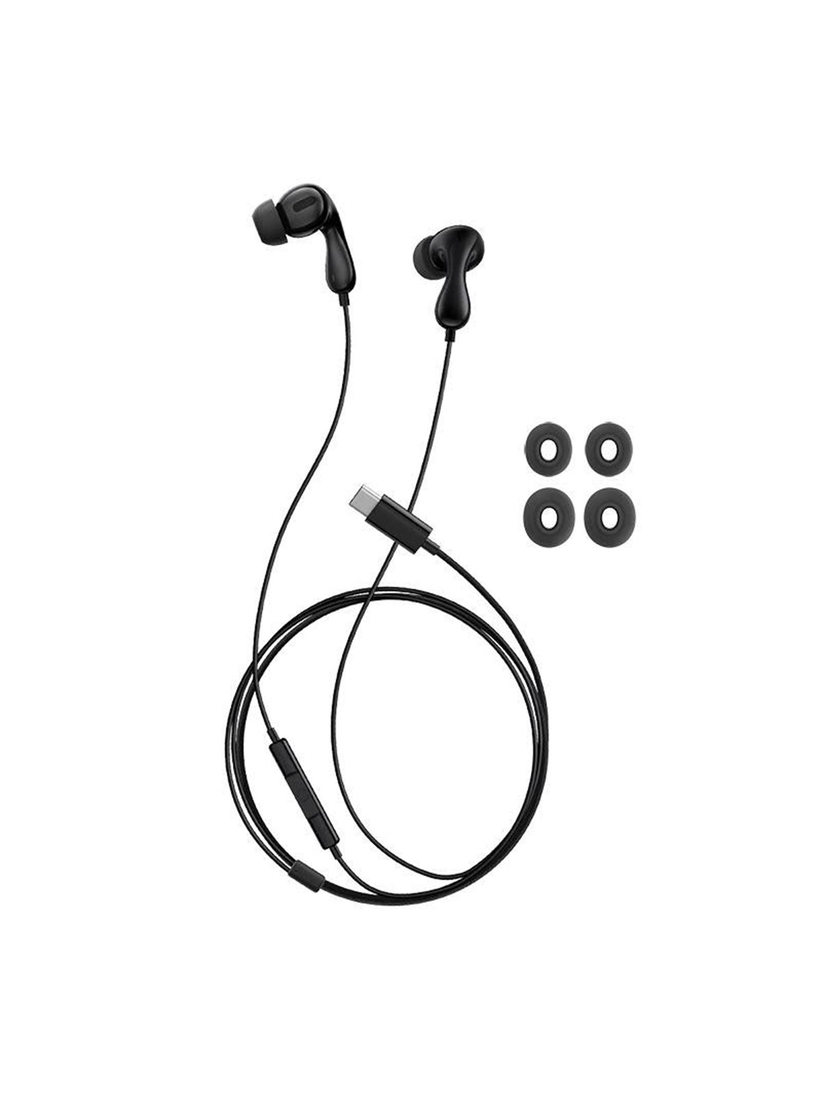 Kopfhörer - Baseus Encok Cz20 Headset Wired In-ear Calls/music Usb Type-c Black - Kopfhoerer/headsets - A00171400113-00