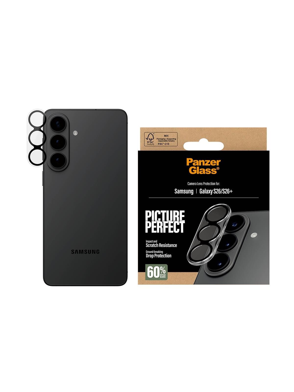 Panzerglass Pictureperfect Camera Lens Protector Samsung Galaxy S26 | S26+ - Handys Schutzfolie - Pg94088