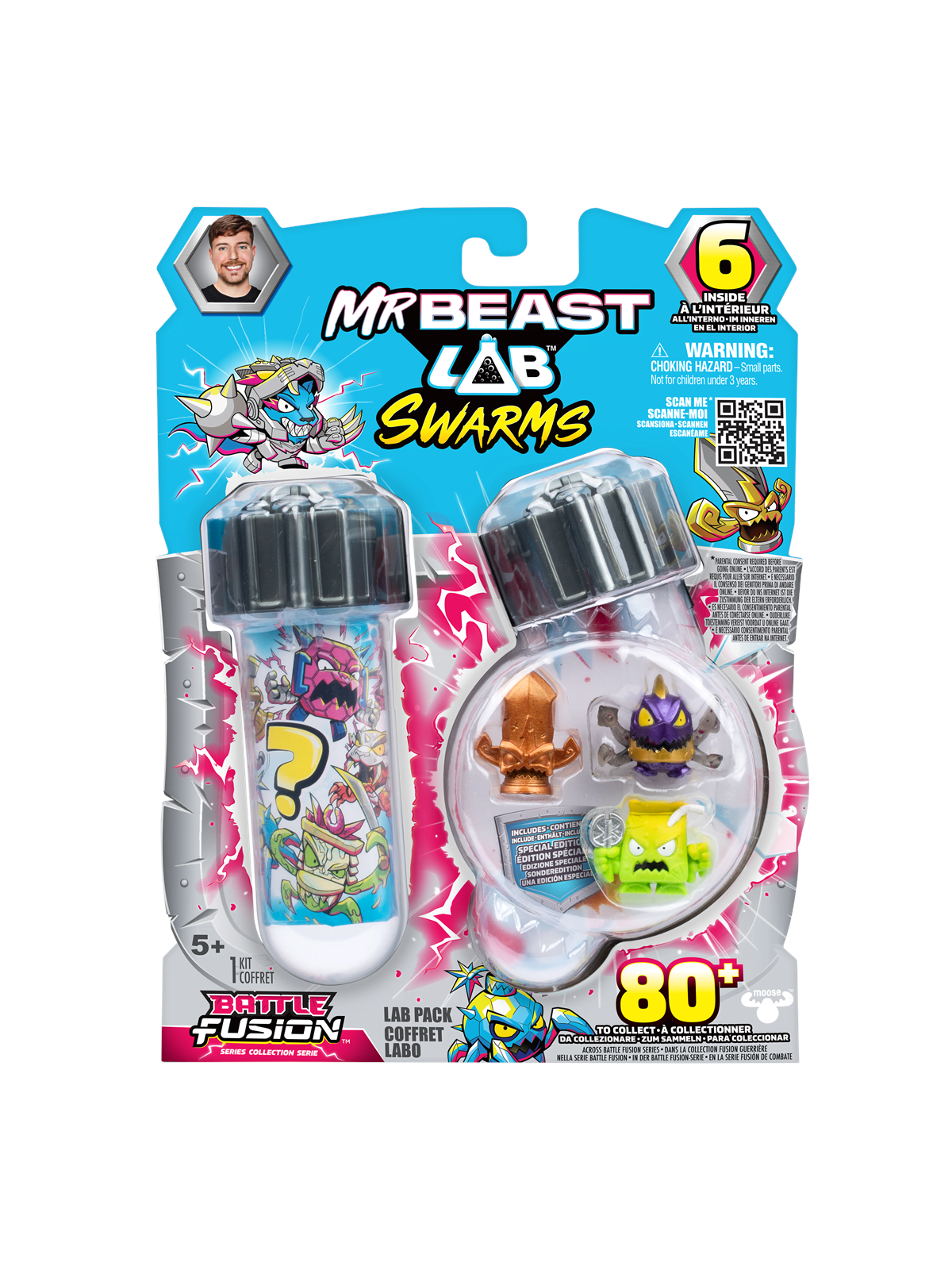 Mrbeast Lab Swarms Batttle Fusion 6 Pack - Figuren - 20440