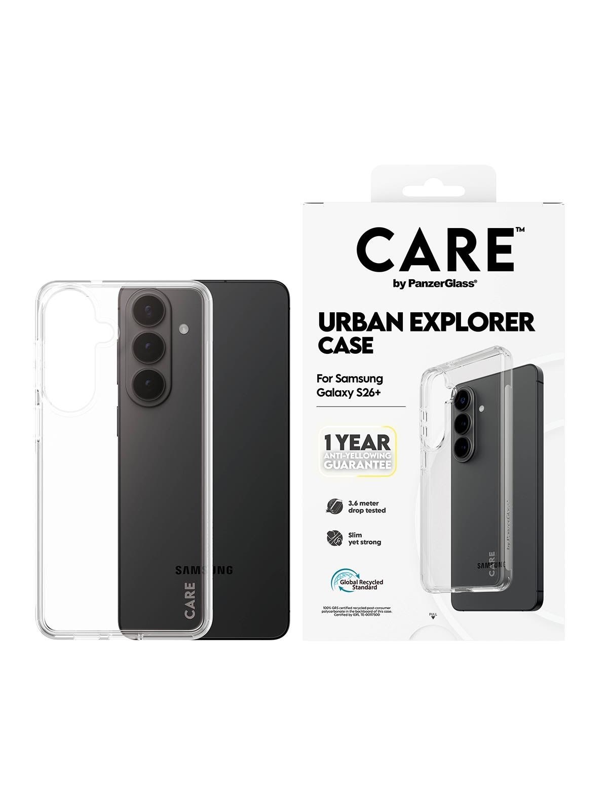 Care by Panzerglass Urban Explorer Case Transparent Samsung Galaxy S26+ - Handys Cover Cases - Cr37852
