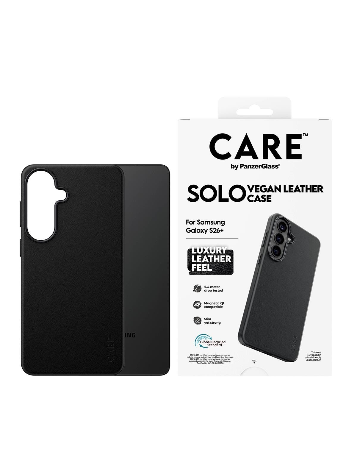 Care by Panzerglass Solo Case Black w. Qi Samsung Galaxy S26+ - Handys Cover Cases - Cr79111