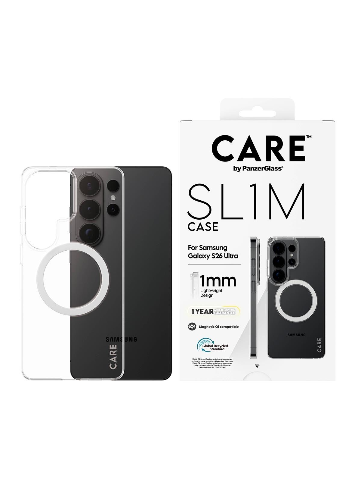Care by Panzerglass Sl1m Case Transparent Samsung Galaxy S26 Ultra - Handys Cover Cases - Cr27515