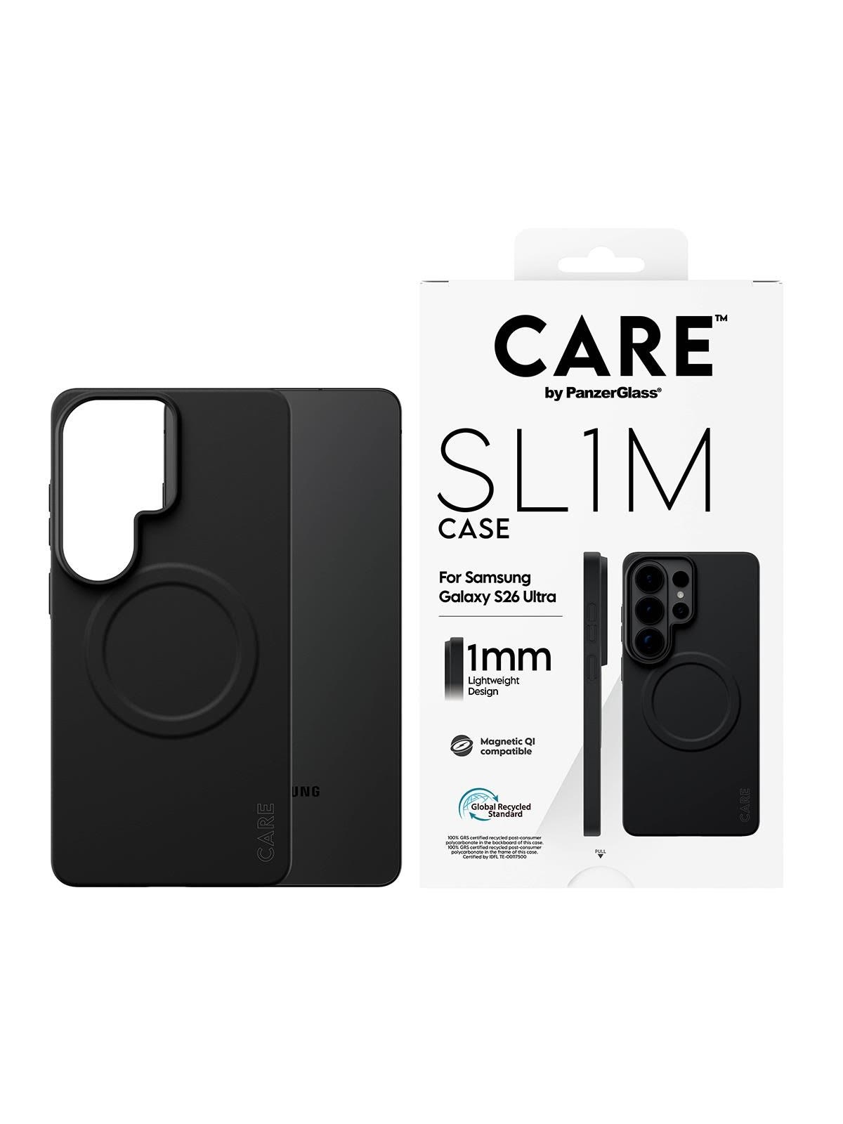 Care by Panzerglass Sl1m Case Black Samsung Galaxy S26 Ultra - Handys Cover Cases - Cr87482