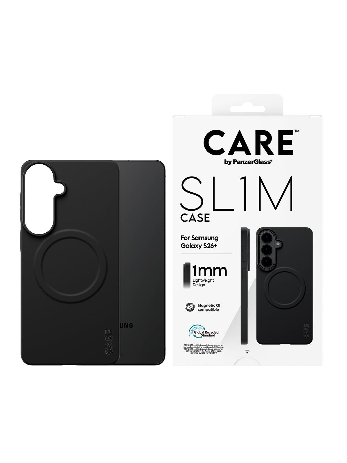 Care by Panzerglass Sl1m Case Black Samsung Galaxy S26+ - Handys Cover Cases - Cr06231