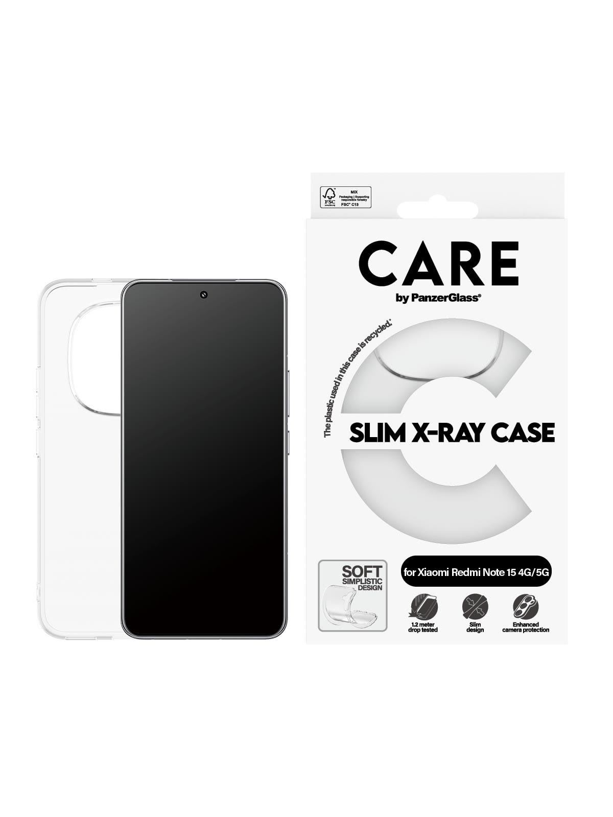 Care by Panzerglass X-ray Case Xiaomi Redmi Note 15 5G | 4G - Handys Cover Cases - Cr90274