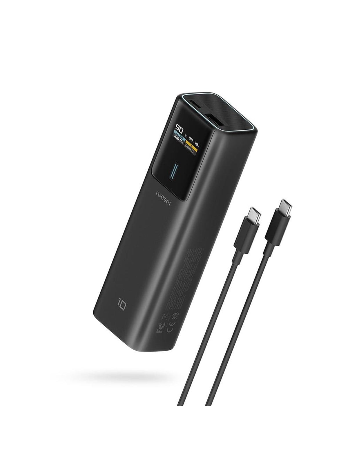 Cuktech Ckpb100pglbl 150w Usb-c Usb-a Powerbank (Akku) - Schwarz - 10000 Mah - Powerbank Akku