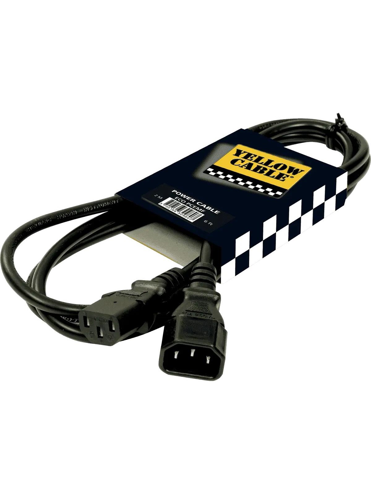 Yellow Cable Pcemf - Iec Stecker/buchse-netzkabelverlängerung - Audio Kabel - Eco Pcemf