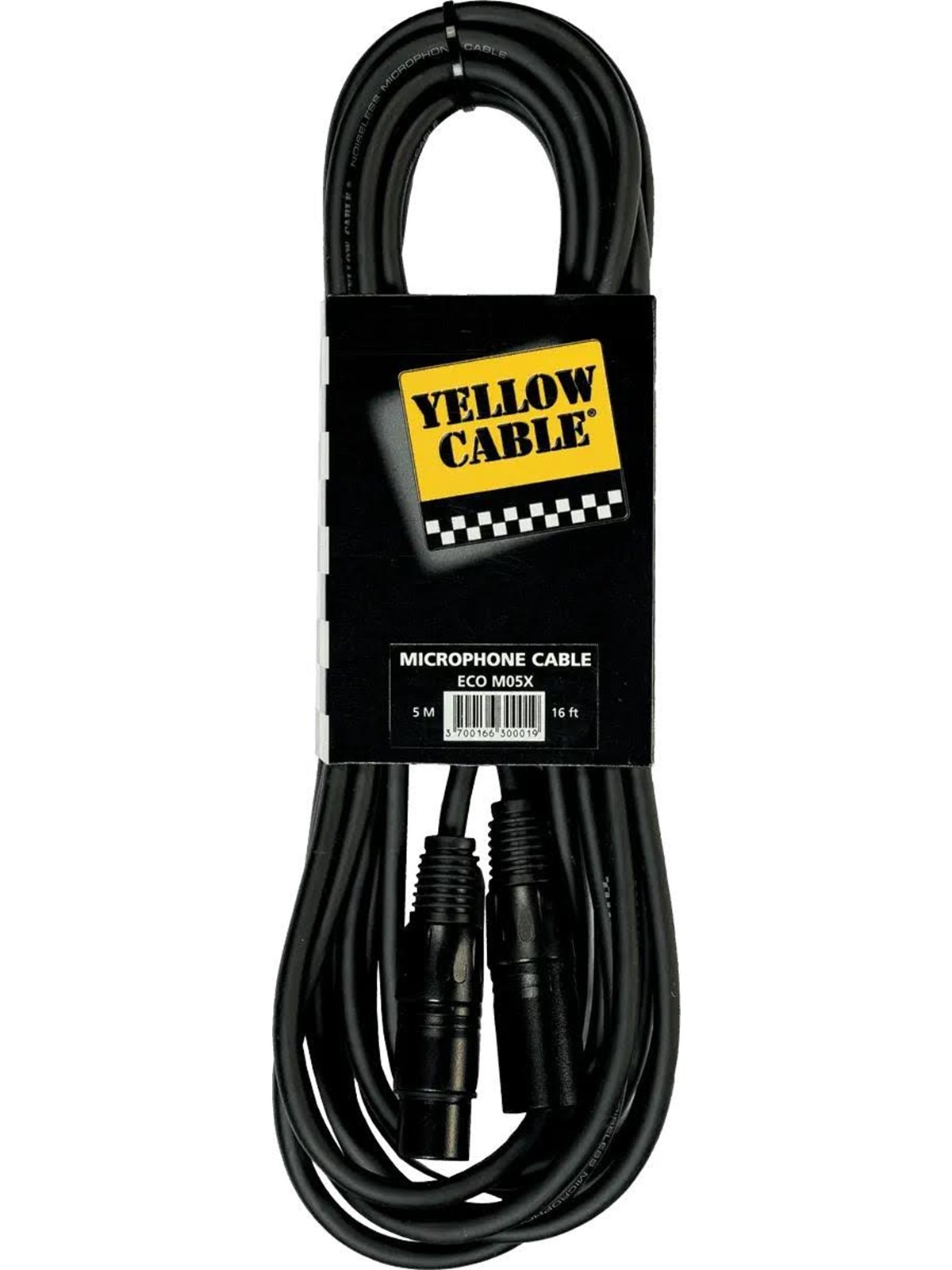 Yellow Cable M05x - Xlr/xlr 5m. - Audio Kabel - Eco M05x