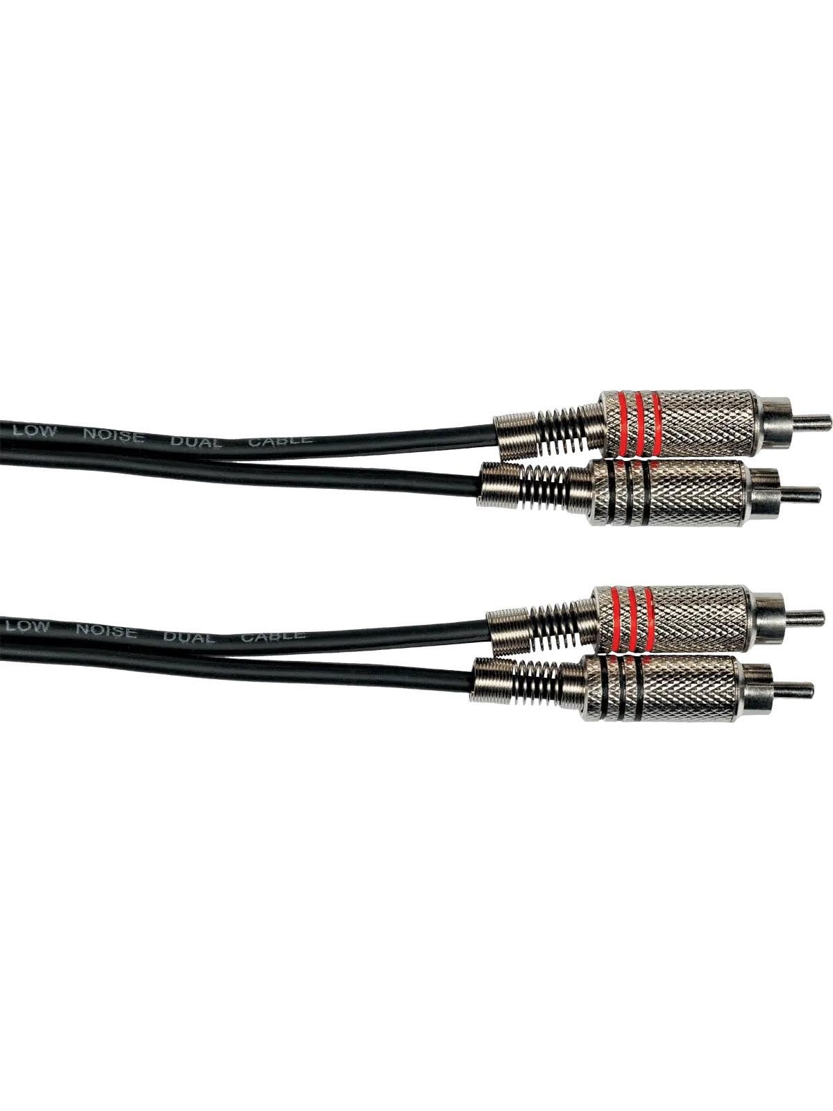 Yellow Cable K04-3 - 2 x Rca - 2 x Rca Kabel 3m. - Audio Kabel - Eco K04-3