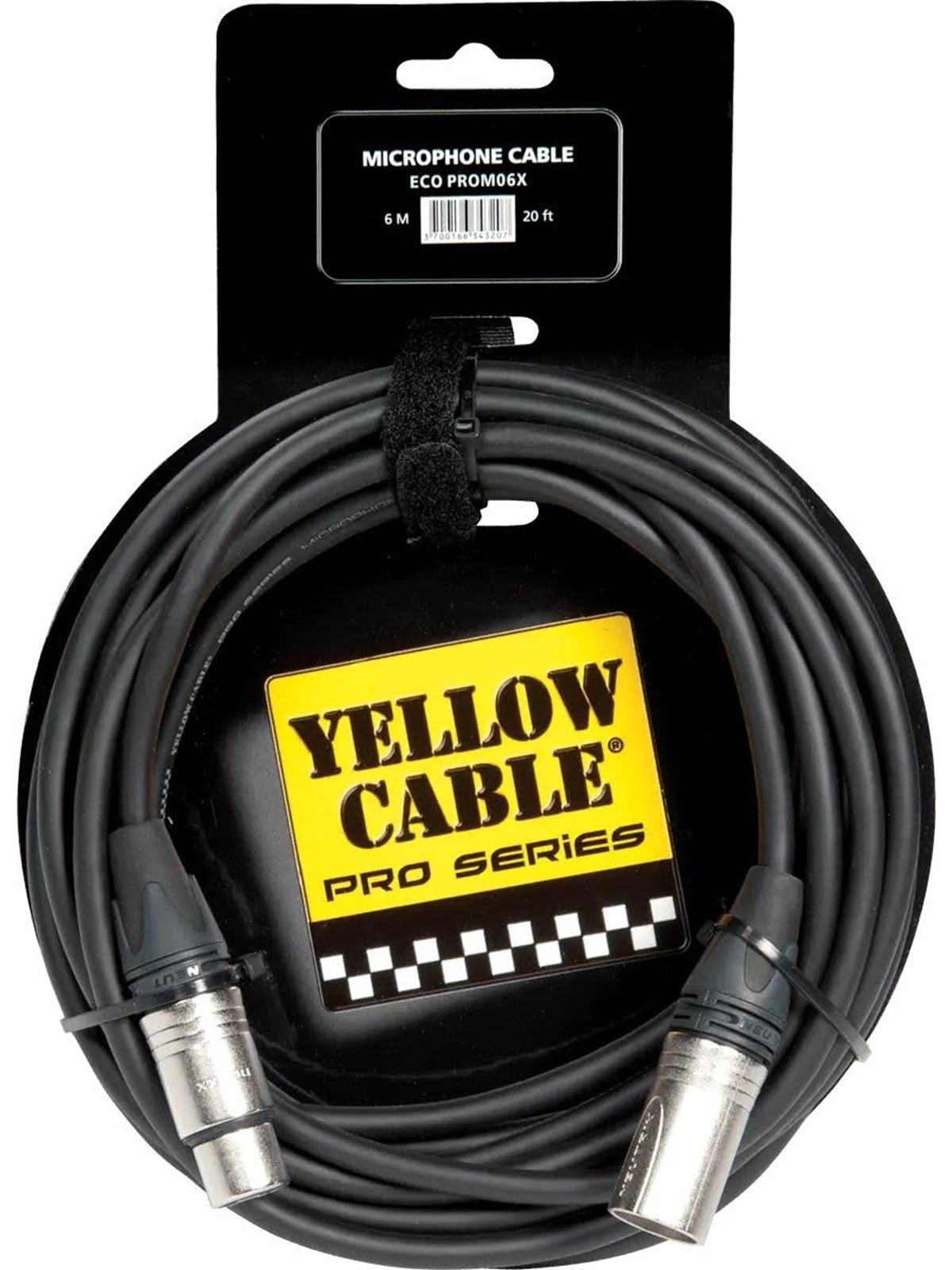 Yellow Cable Prom06x - Neutrik Xlr/xlr 6m. - Audio Kabel - Eco Prom06x
