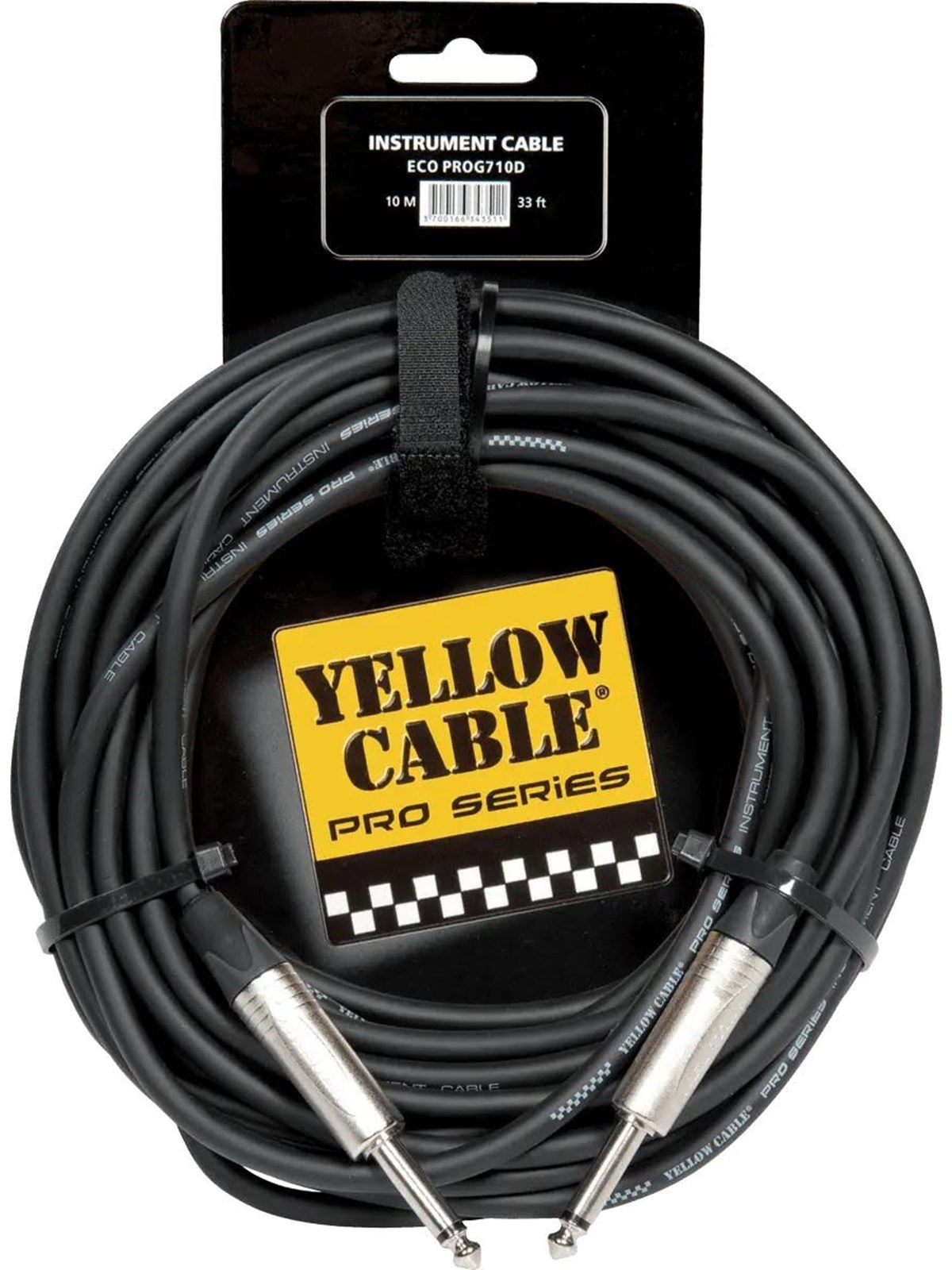 Yellow Cable Pro710d - Neutrik 1/4 Klinke/klinke Kabel 10 Meter - Audio Kabel - Eco Prog710d