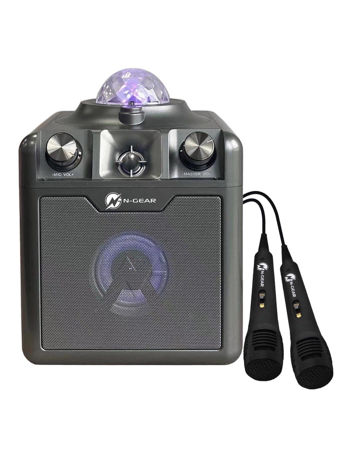 N-gear Disco Star 710 Space Grey - Tragbare Party Lautsprecher - Discostar710sg
