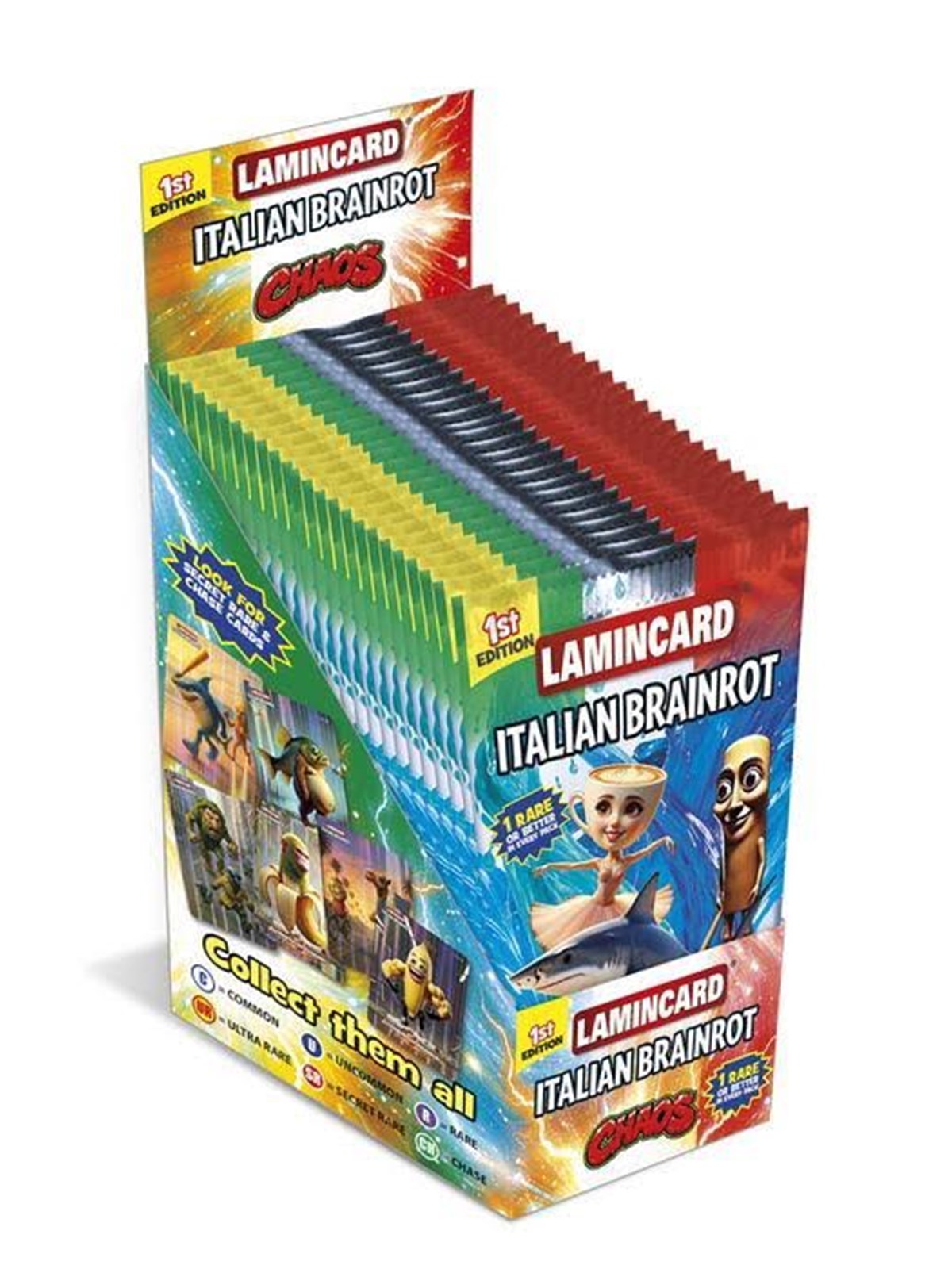 Brainrot Collectible Cards 5 Pack (Wave 3) - Display With 24 - Brettspiele - 498-50008