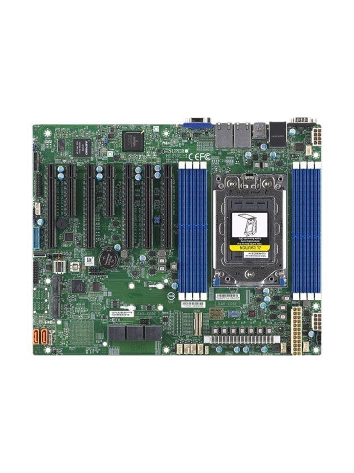 Supermicro H12ssl-i (Bulk) Mainboard - Amd Sp3 Socket - Ddr4 Ram - Atx - Mbd-h12ssl-i-b