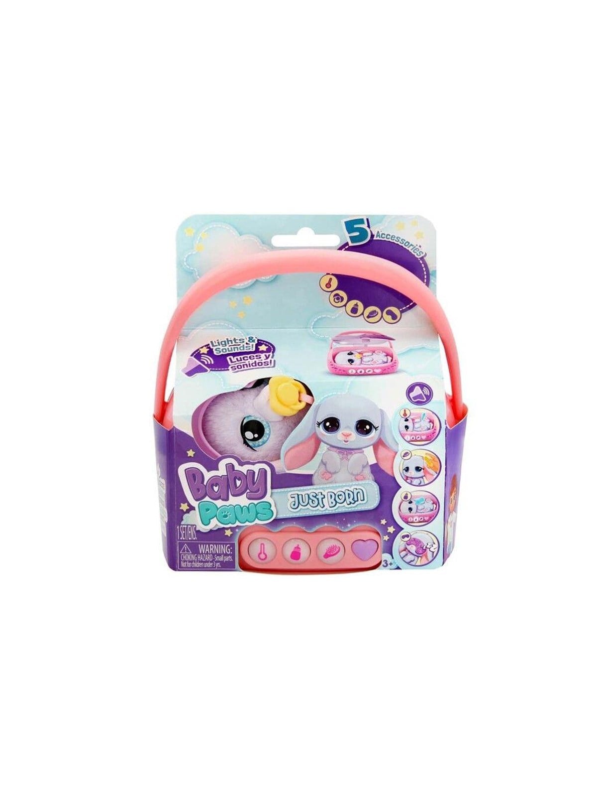 Baby Paws Just Born Bunny - Plush - 923492im
