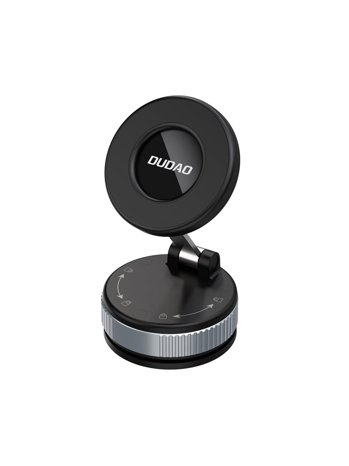 Dudao F24PRO MagSafe Compatible Car Mount with Suction Cup for Windshield or Dashboard - Black Image