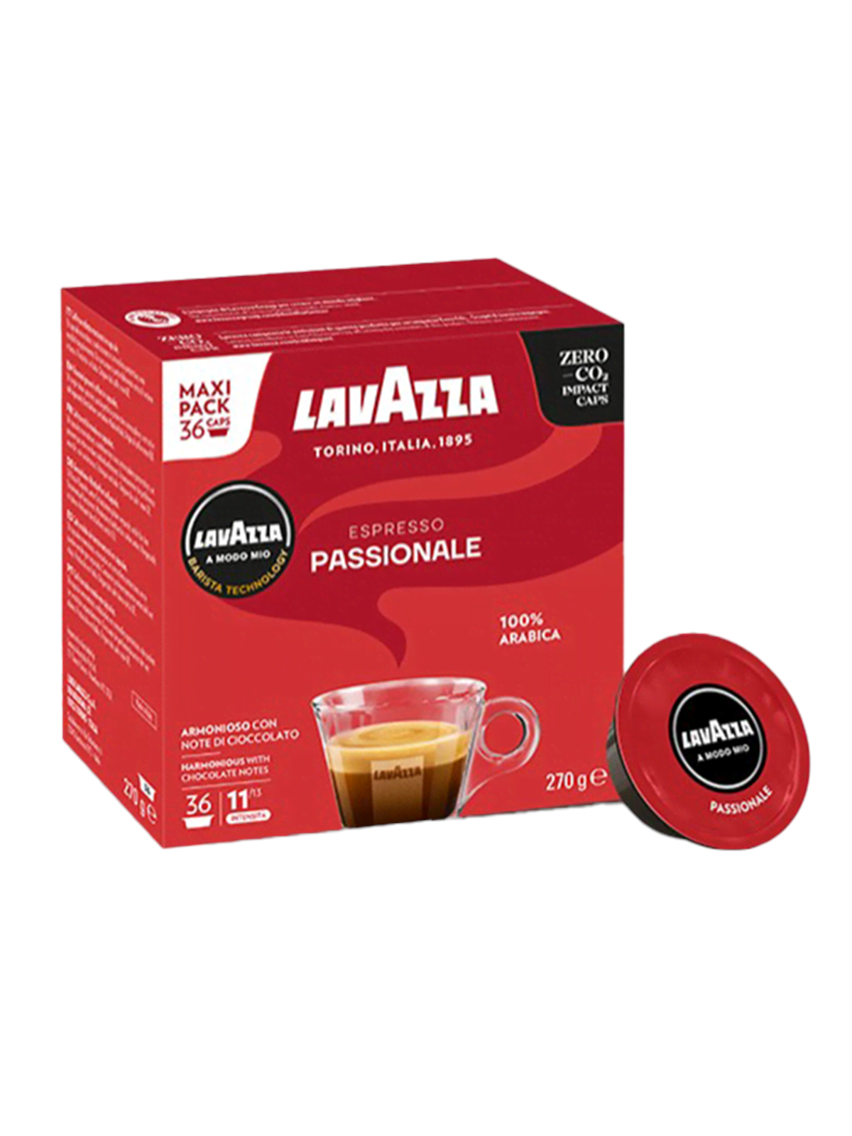 Lavazza A Modo Mio Passionale caps - 36 pcs Image