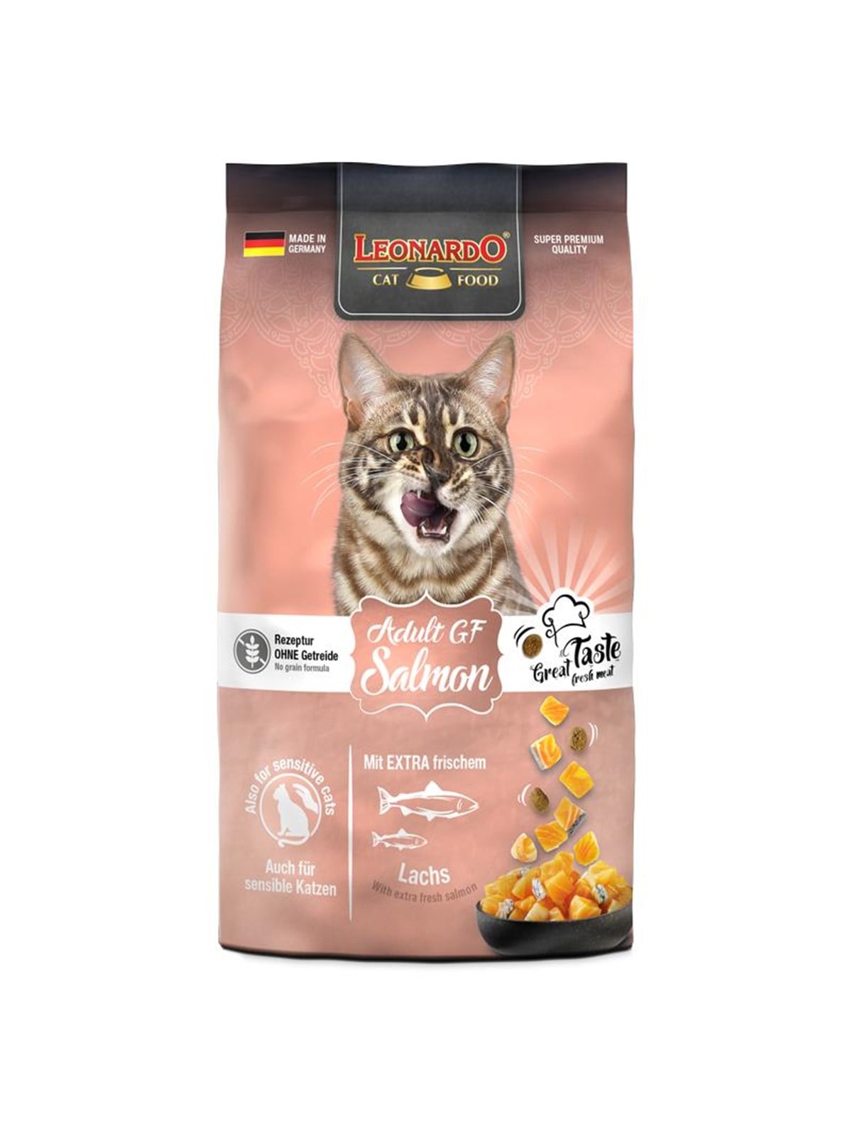 LEONARDO - Catfood Adult Salmon - 7.5kg - Grainfree Image