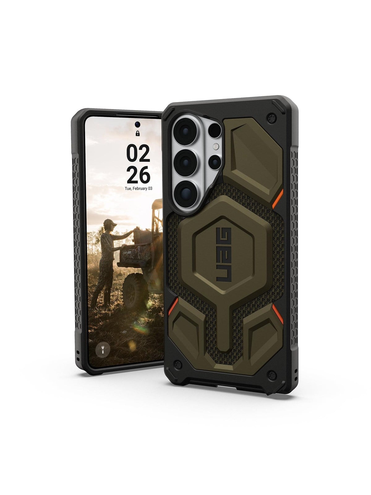 Uag Monarch Pro - Kevlar Element Green - Samsung Galaxy S26 Ultra - Handys Cover Cases - 21451311397b