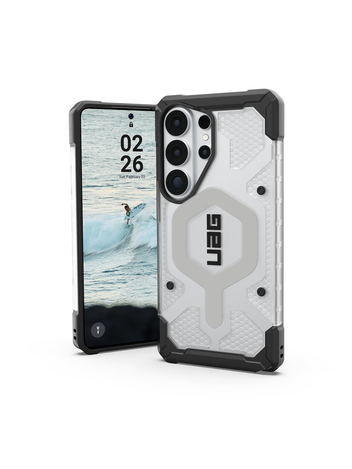 Uag Pathfinder Clear - Ice/silver - Samsung Galaxy S26 Ultra - Handys Cover Cases - 214526114333