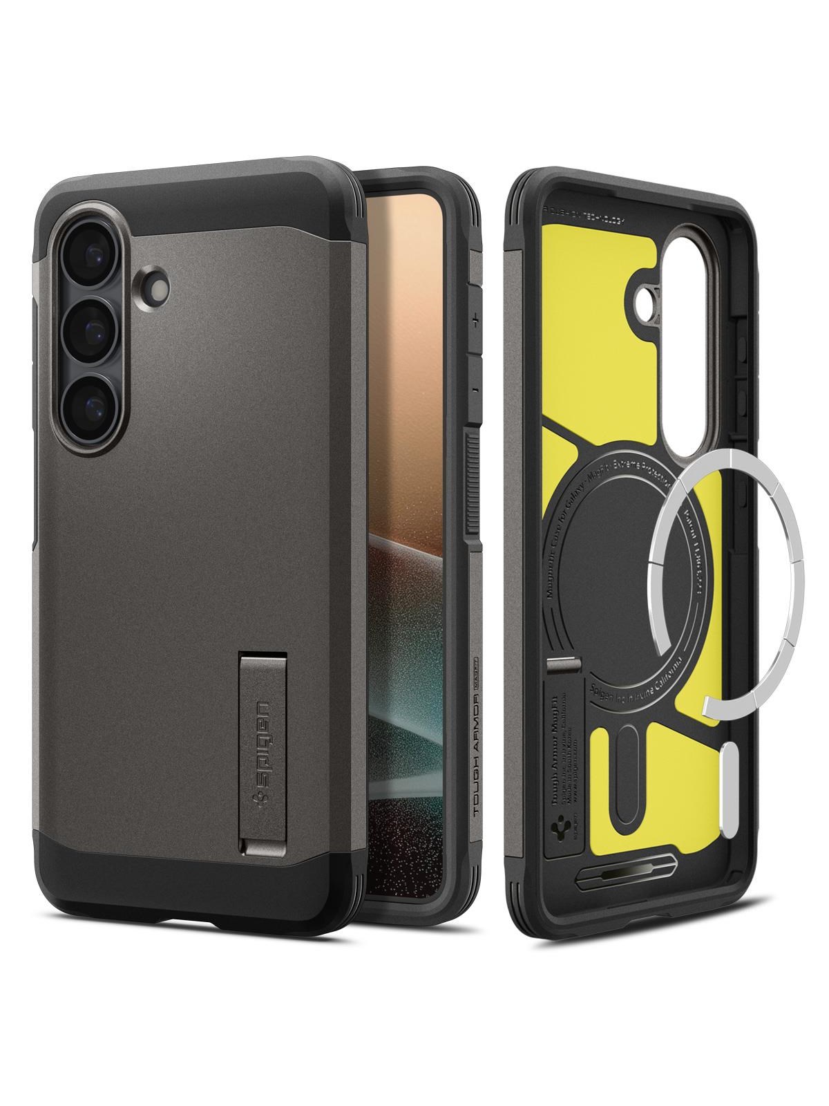 Spigen Tough Armor Magsafe - Gunmetal - Samsung Galaxy S26 - Handys Cover Cases - Acs10739