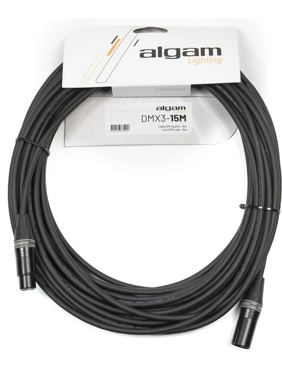 Algam Lighting DMX 3 Pin - 15 m.