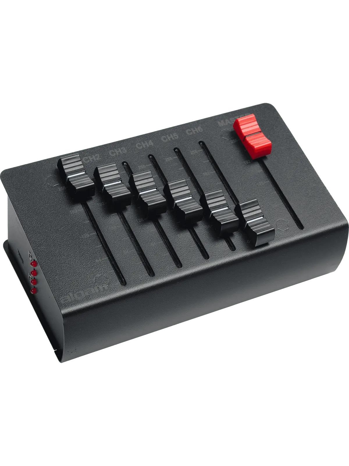 Algam Lighting 6-kanal Wiederaufladbarer Lichtmischer - Musikinstrumente DJ Ausstattung - Lal Dmx6-plus