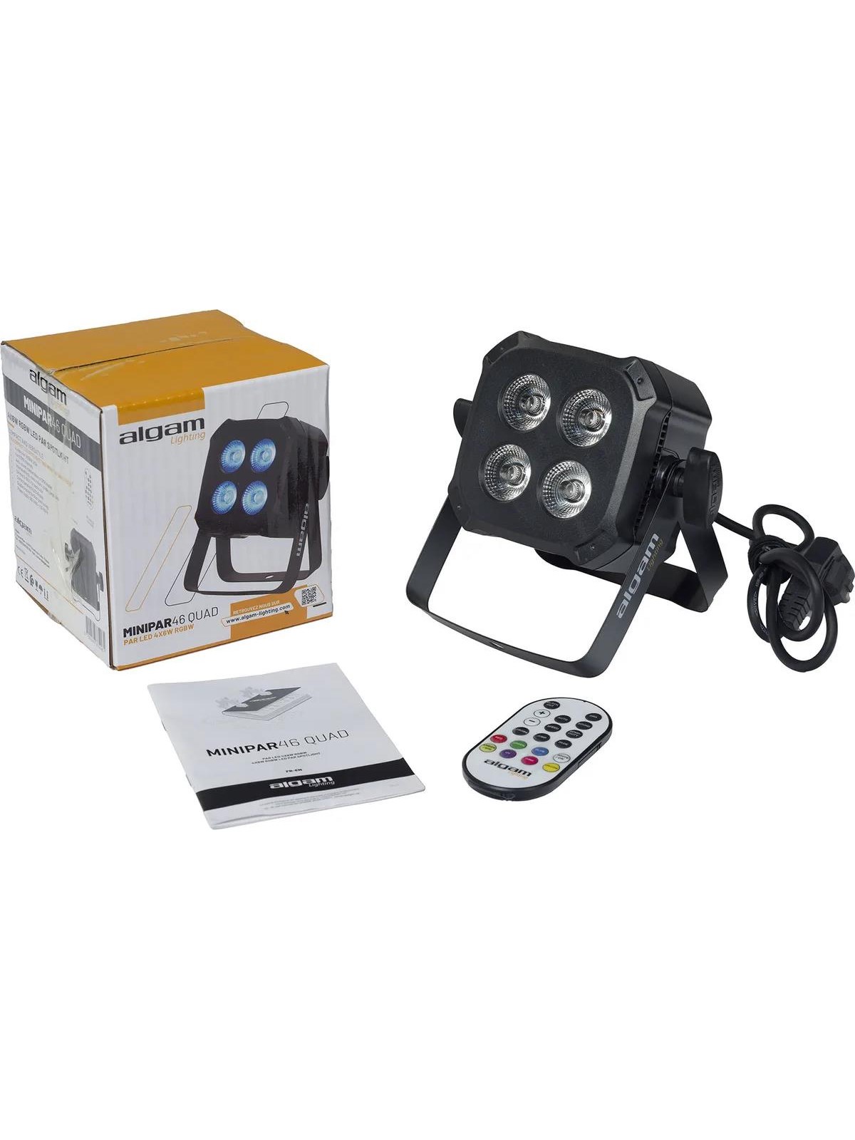 Algam Lighting Kompakter RGBW 4 x 6W LED Par