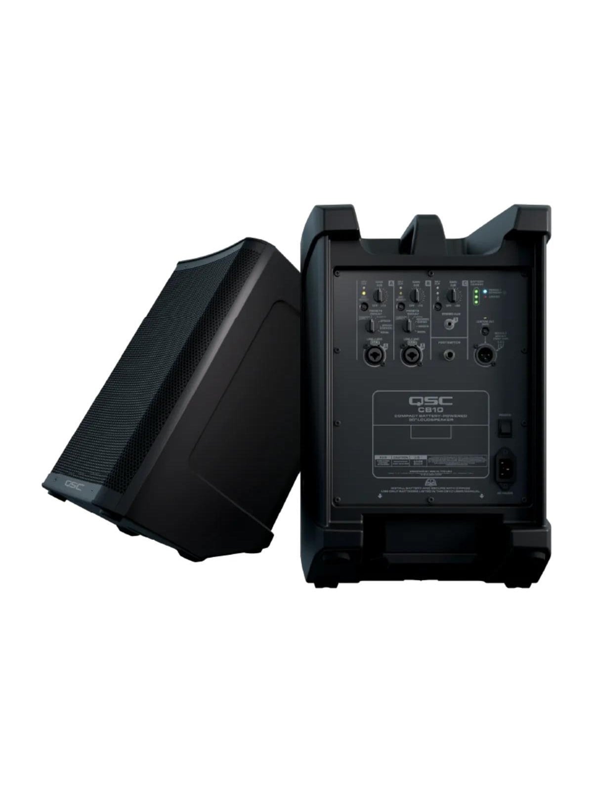 Qsc Cb10 - 10" Bluetooth 2-wege Pa-lautsprecher - Batteriebetrieben - 220w Rms - Tragbare Party Lautsprecher - Sqc Cb10