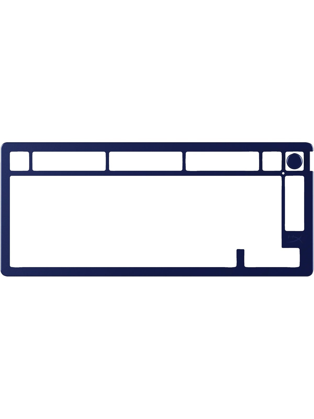 Hyperx Alloy Rise 75 (75%) - Top Plate - Navy Blue - Gaming Tastaturen - Ohne Numpad - Blau - 85u15aa