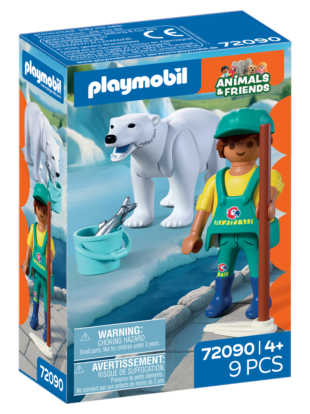Playmobil Zoo: Eisbär und Tierpfleger