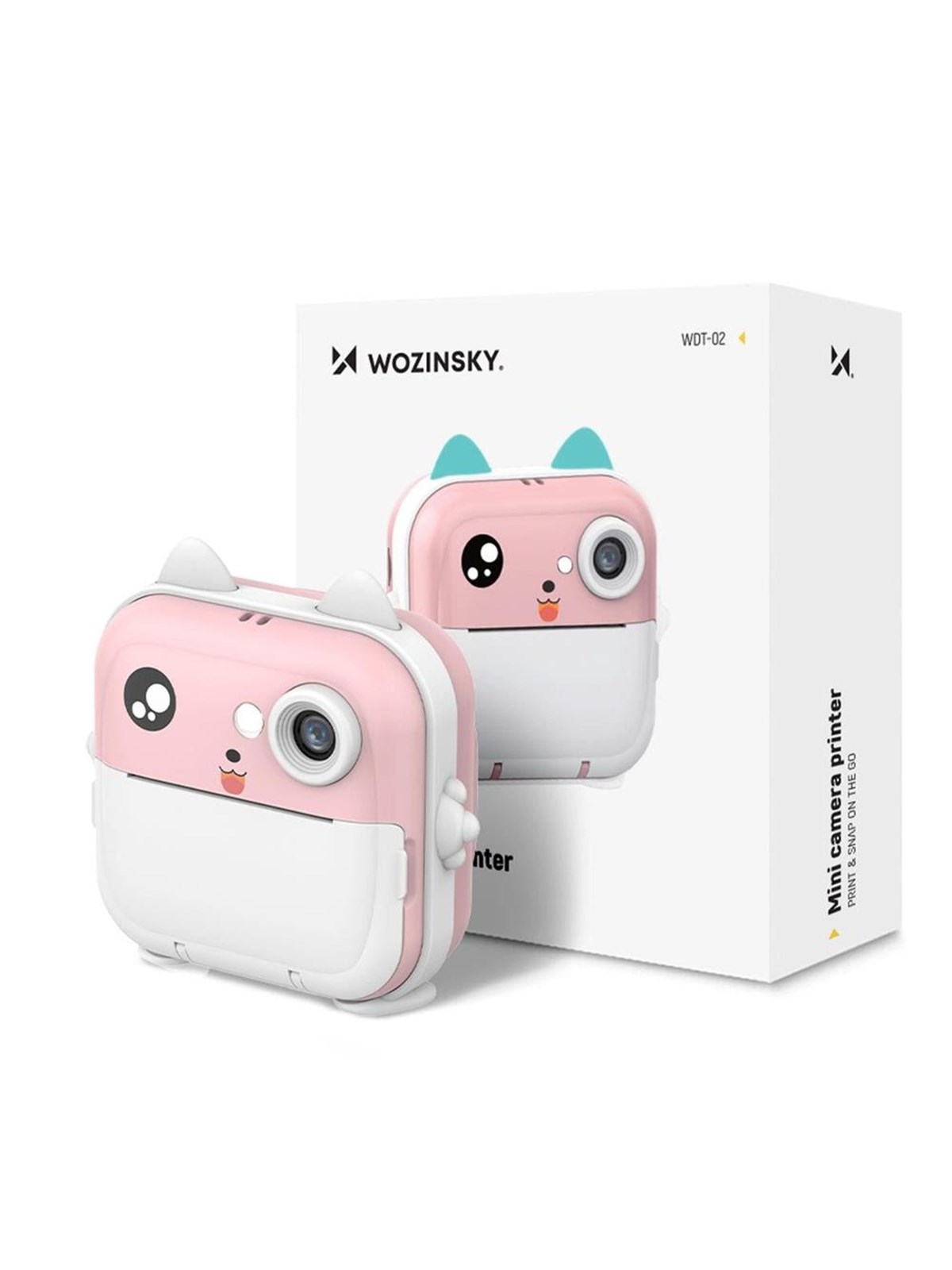 Wozinsky Wdt-01 Thermal Drucker Camera For Kids - Pink - Digital Kameras - 5907769384011