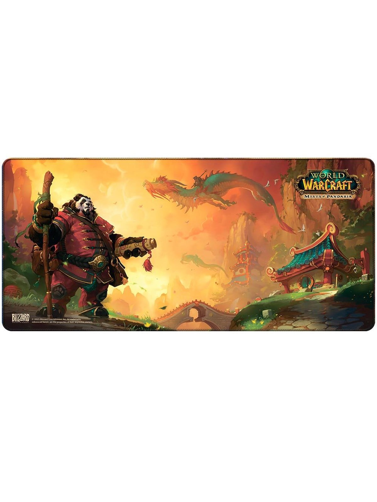 Blizzard World of WarCraft - Pandaren With Lanters - Mousepad