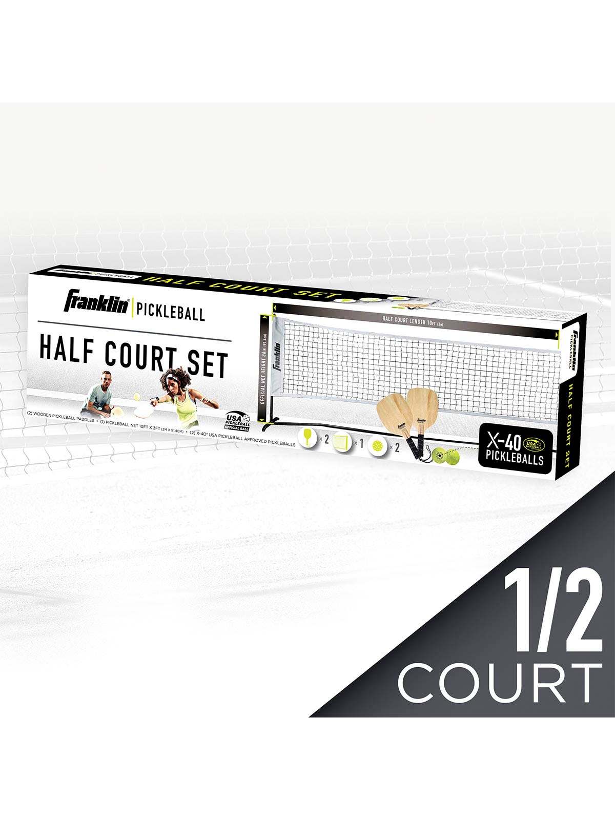 Slazenger Franklin Half Court Pickleball Starter Sæt Image