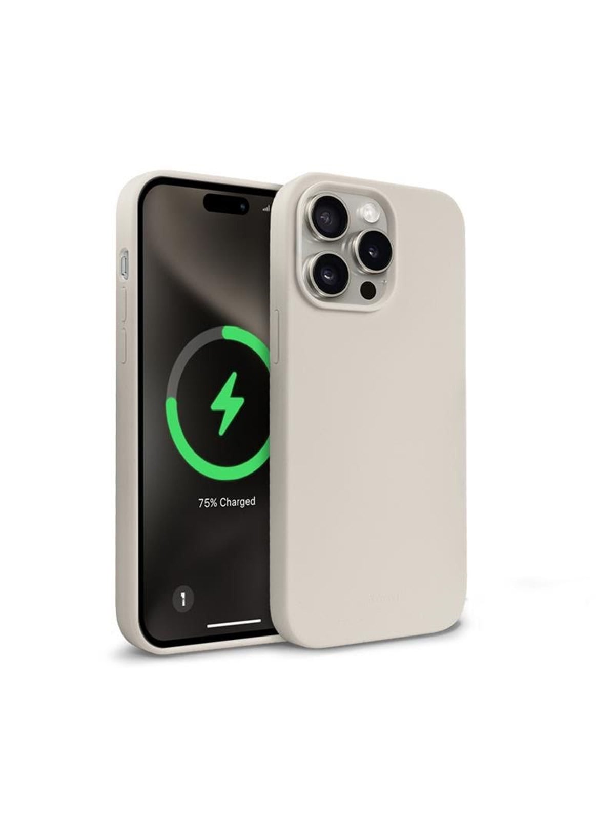 CRONG Color Cover Magnetic - iPhone 15 Pro Max MagSafe Case - Stone Beige Image