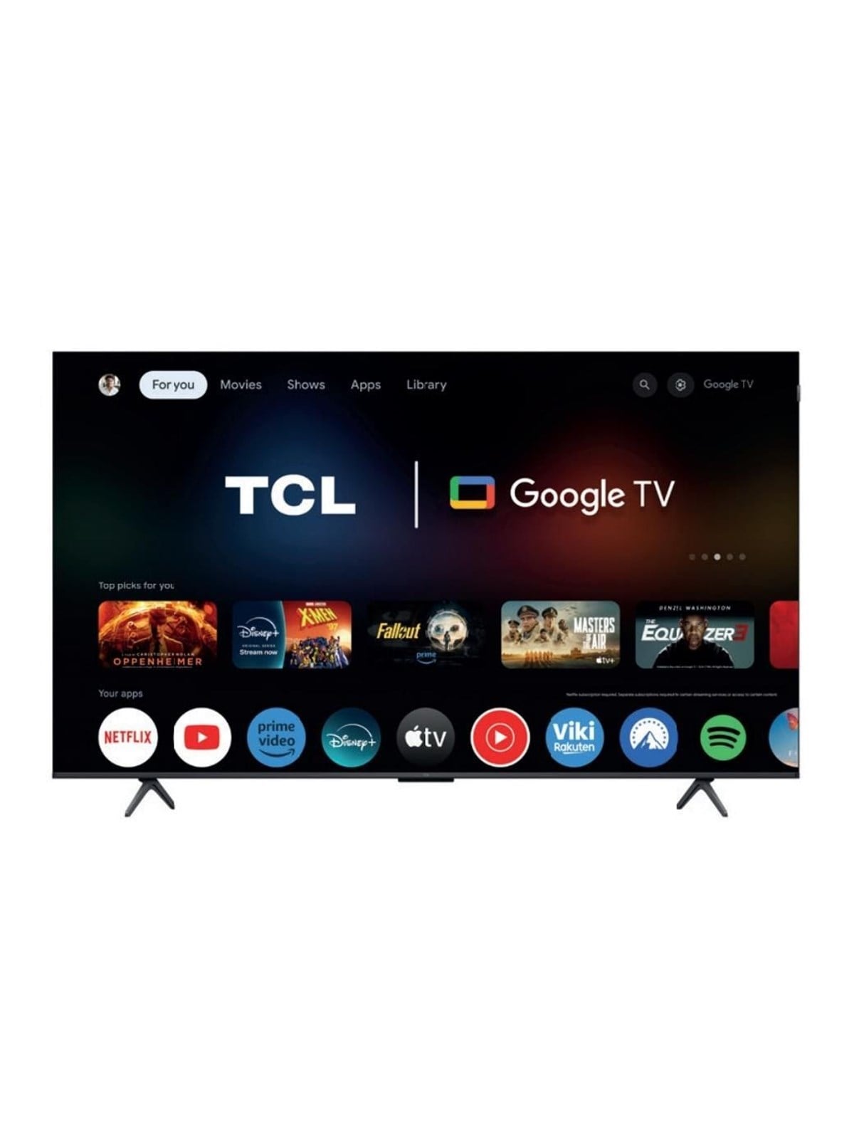 TCL 55" Flachbild TV LED 4K Telewizor QLED 55 cali 55P81K