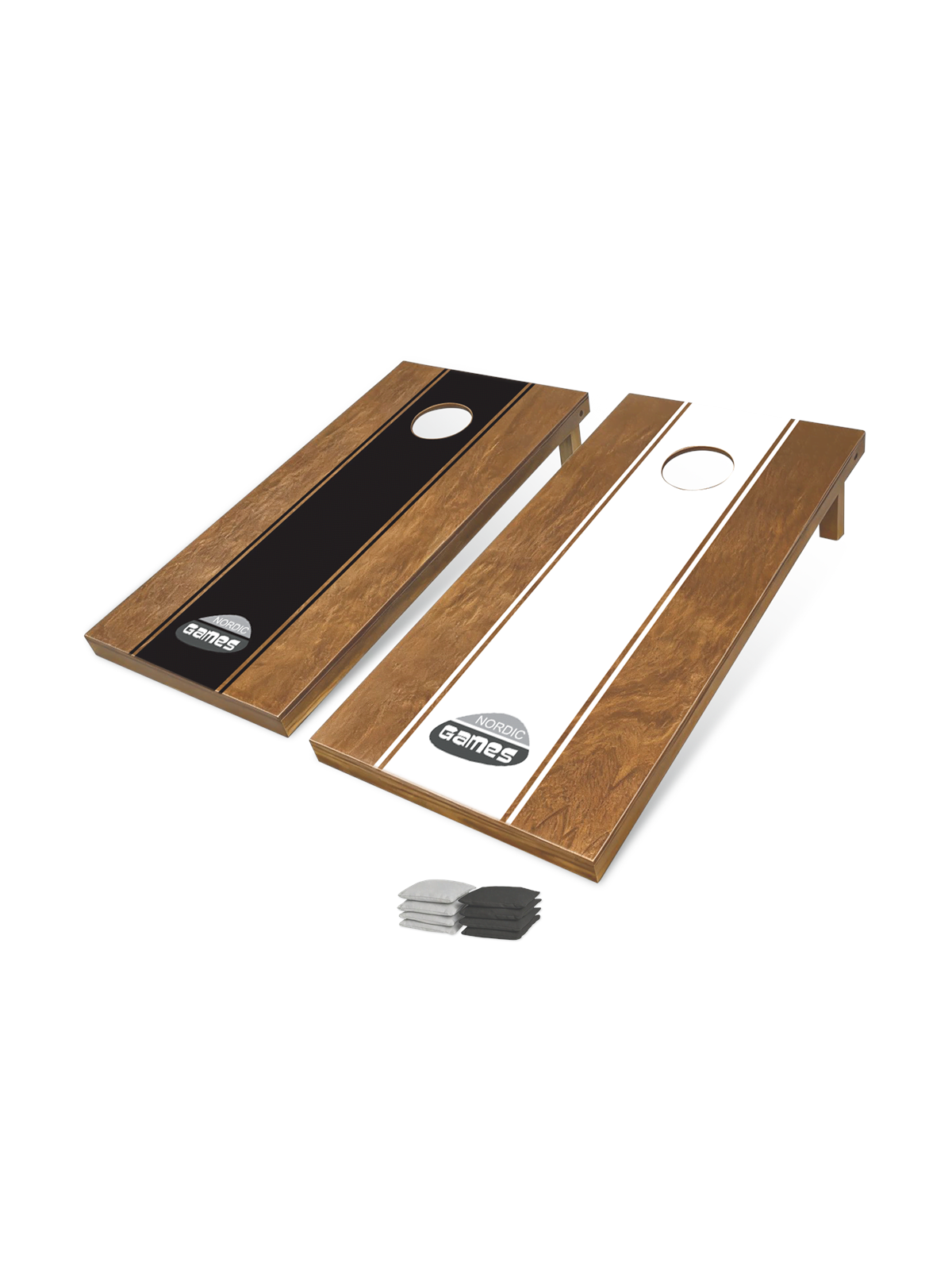 Cornhole-Set mit 2 Stk. 120 x 60 cm inkl. 8 Wurfbeuteln